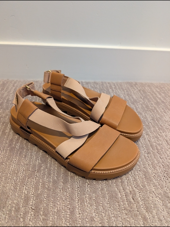Sorel Shoes - Tan Sorel Roaming Criss Cross Sandals